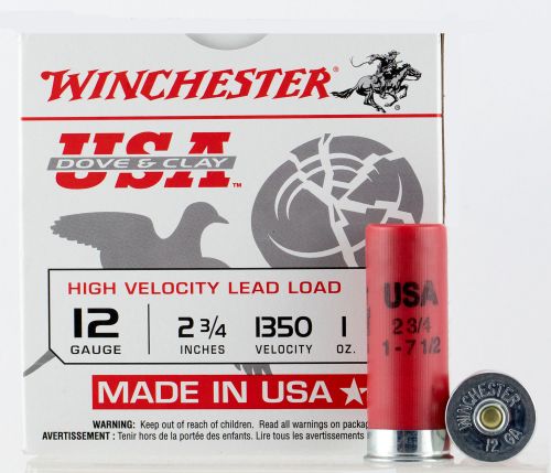 Winchester Ammo USAL127 Dove and Clay 12 Gauge 2.75 1 oz 7.5 Round 25 Bx/ 10
