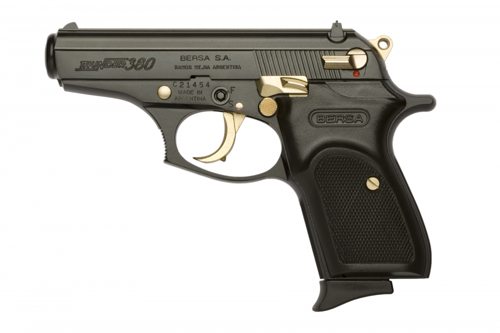 BERSA/TALON ARMAMENT LLC Thunder 380 Series 7+1 380ACP 3.5 Gold Controls