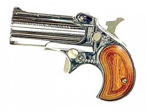 Cobra Firearms Chrome/Wood 32 ACP Derringer
