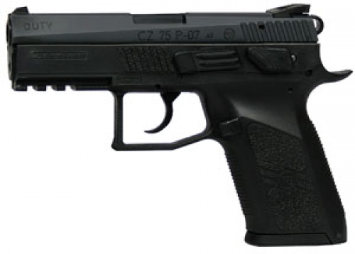 CZ P-07 12RD POLY DUTY BLK W/3MAGS AND HOLSTER .40SW