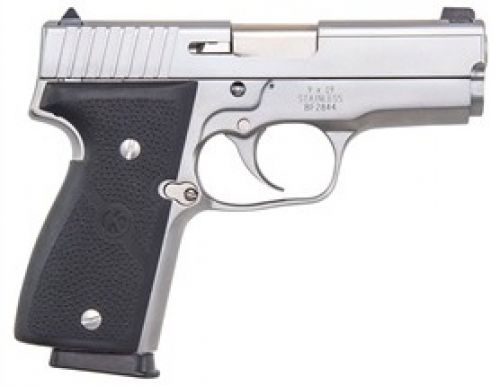 Kahr Arms K9098NA K Elite 9mm Luger 3.50 7+1,8+1 Polished Stainless Steel Textured Wraparound Black Polymer Grip Night Sights