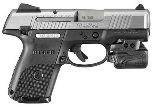 Ruger SR40C 40 S&W SS TWO TONE CRIMSON TRACE LIGHT