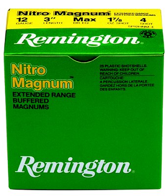 Remington Nitro Heavy Magnum 12 Ga. 3 1 1/4 oz, #6 Lead Round