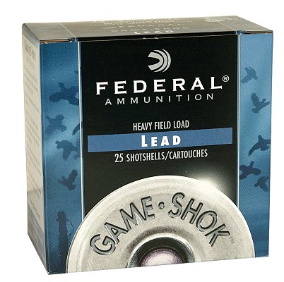 Federal Heavy Field 12 Ga. 2 3/4 1 1/8 oz  #4 Lead  25rd box
