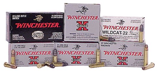 Winchester .22 LR  Super X 40 Grain Dynapoint
