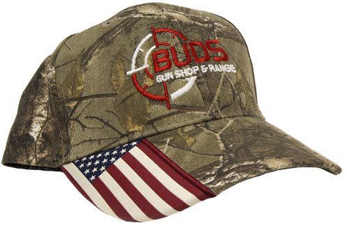 Buds Gun Shop & Range Realtree Camouflage Baseball Hat