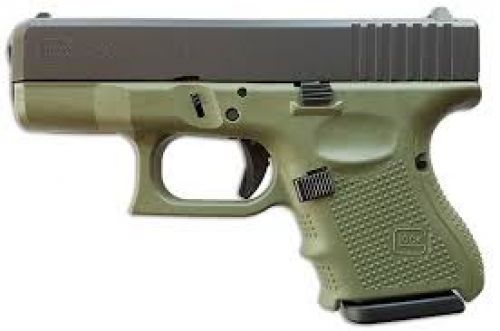Glock 26 Gen 4 9mm 10+1 Battlefield Green