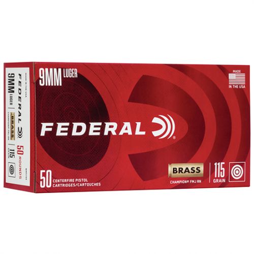 Federal Range and Target 9mm Luger 115gr FMJ CASE