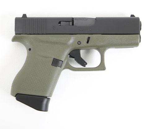 Glock 43 9mm 6+1 Battlefield Green