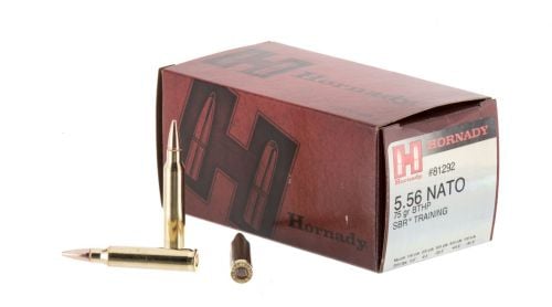 Hornady 5.56 NATO 75gr SBR Training 50ct