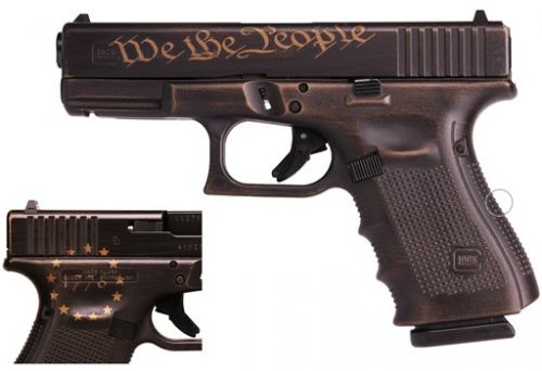 Glock G19 G4 9MM 15+1 4in.We The People Cerakote