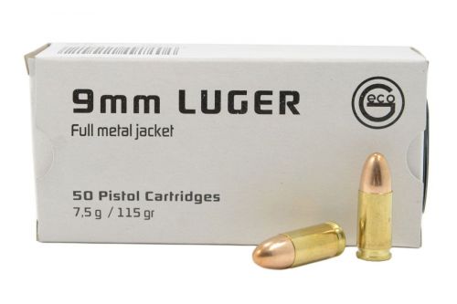 GECO 9mm 115GR FMJ 50rd