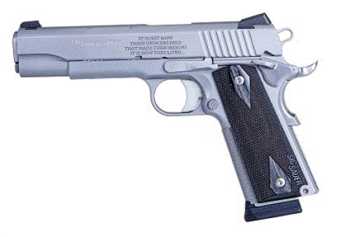 Sig Sauer LE NLEOMF Commemorative 1911 .45 ACP Stainless Steel 5