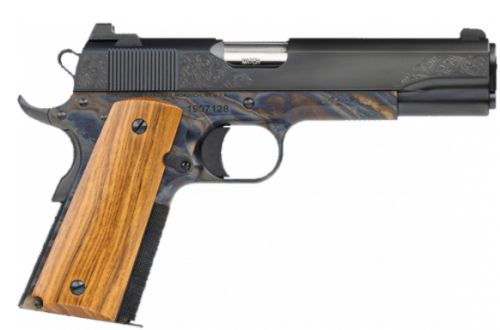 Dan Wesson Heirloom 2020 .45 ACP 5 8+1 Case Colored Black Stainless Steel French Walnut Grip