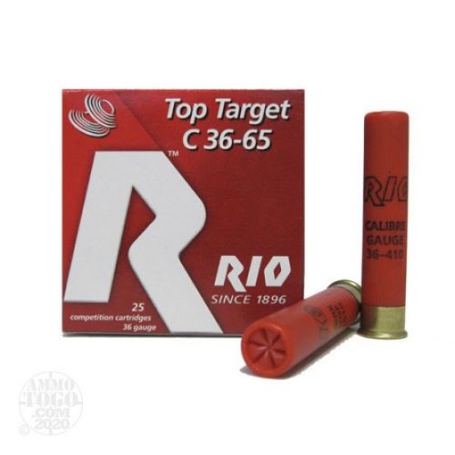 Rio Top Target 410GA Ammo  2-1/2  1/2oz #9 Shot  1200fps 25rd box