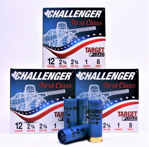 Challenger First Class Target 12ga 1oz #8 1150fps 25rd box