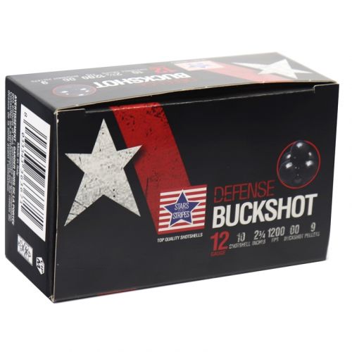 PRVI ( PPU ) Stars and Stripes Defense 12 GA 2-3/4 00-Buck 5rd box