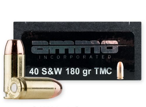 Ammo Inc. Signature Total Metal Case 40 S&W Ammo 50 Round Box