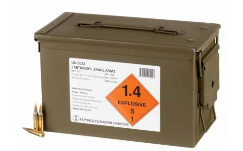 ADI F1 M2A1  5.56 NATO  Full Metal Jacket 62gr 900 Round Ammo Can