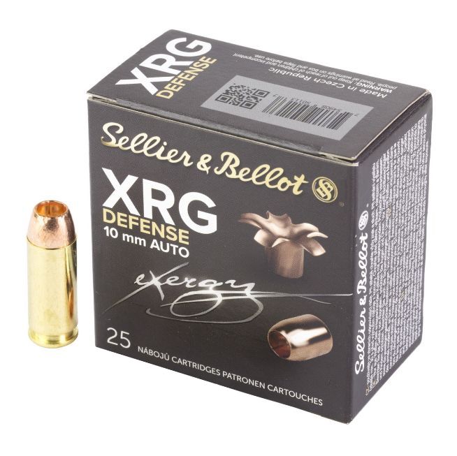 S&B XRG Defense Ammo 10mm 130gr 25rd box