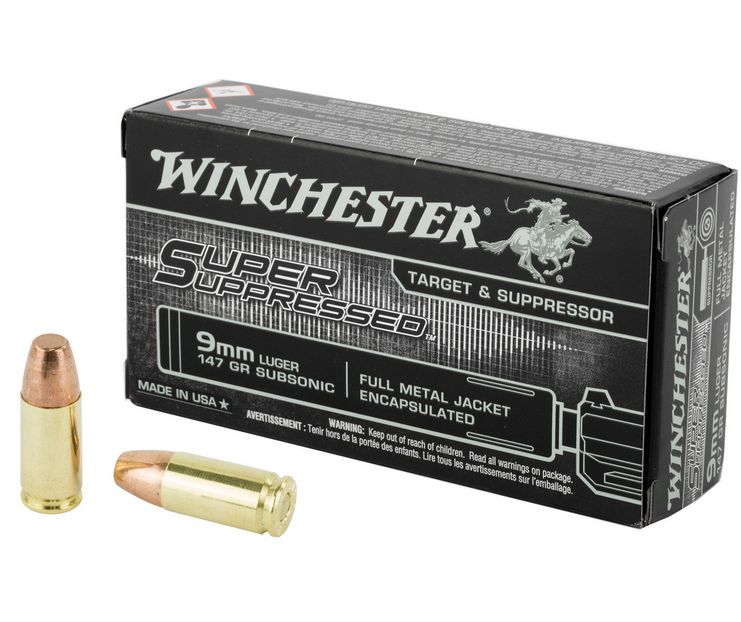 Winchester 9mm 147gr FMJE 50rd box