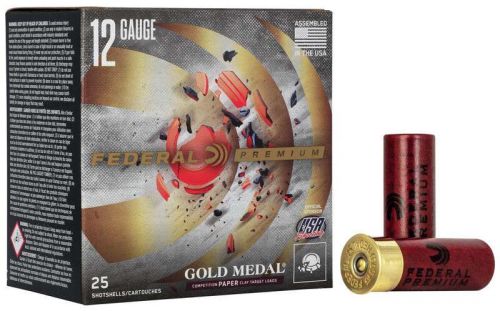 Federal Gold Metal Paper 12ga 2-3/4 1oz #7.5 1290fps  25rd box