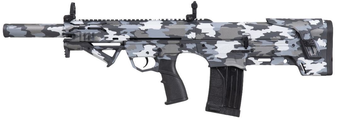 Panzer Arms EGX500 Bullpup 12ga 18.5 Grey Multicam (2)-5rd Magazines