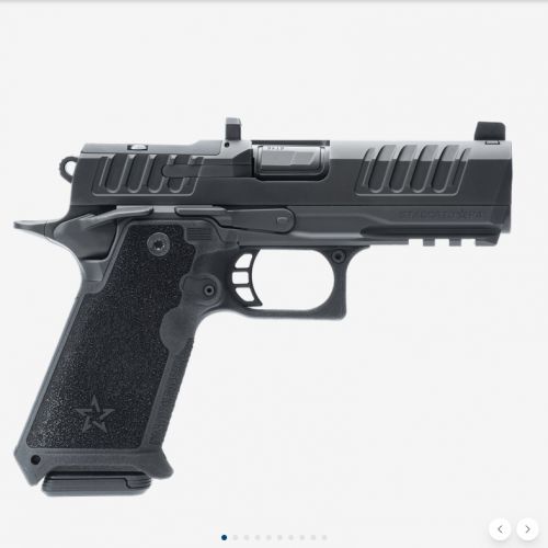 Staccato HD P4 Duty 9mm 4 DLC Slide & Barrel, Trijicon Night Sight, 3-18rd Magazines