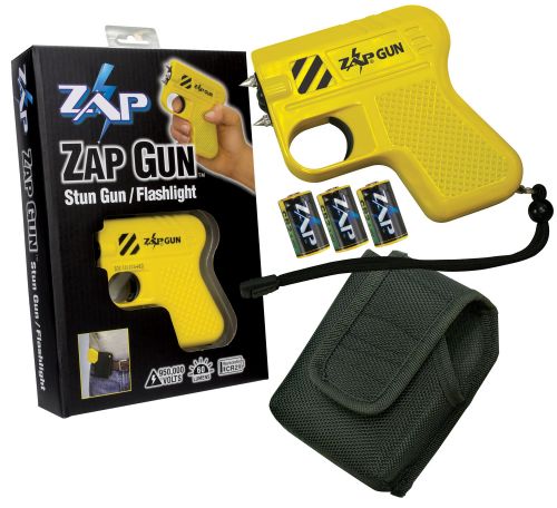 Zap ZAPGUN Zap Gun Stun Gun Portable Close Contact Yellow