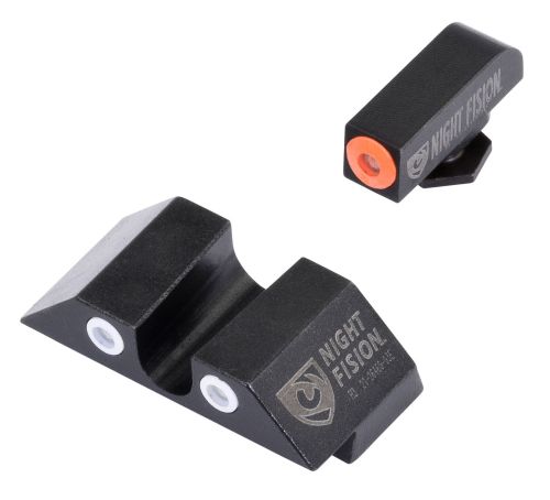 Night Fision GLK00107OGWG Night Sight Set Square Front/U-Notch Rear For Glock 17/17L/19/22-28/31-35/37-39 Tritium Green Tritium