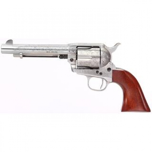 Taylors & Co. 1873 Cattleman White Engraved 5.5 357 Magnum Revolver