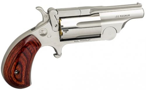 North American Arms Ranger II Stainless 1.625 22 Long Rifle / 22 Magnum / 22 WMR Revolver