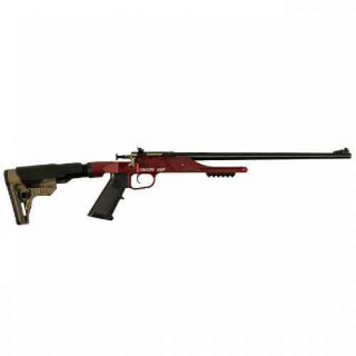 Crickett Keystone Sporting Arms Alloy Rifle With Rail 22 LR Red