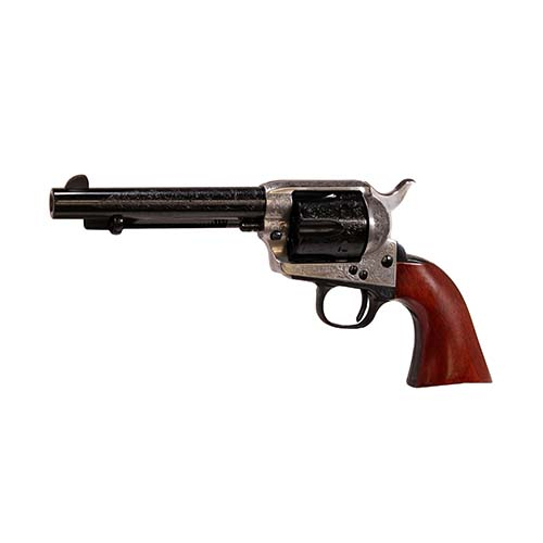 Taylors & Co. 1873 Cattleman Coin Hardened Blued 5.5 357 Magnum Revolver