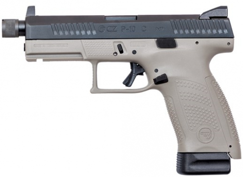 CZ-USA P-10 Compact 9MM Black/Grey 17+1 Threaded Barrel