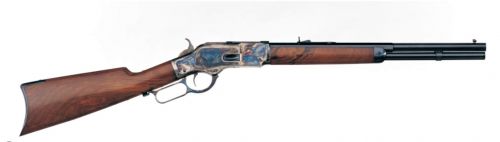 Uberti 1873 Rifle Half Octagonal Barrel, .45 Long Colt, Case Hardened Frame, Buttplate and Lever