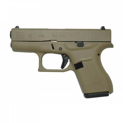 GLOCK 42 380ACP FDE 6RD