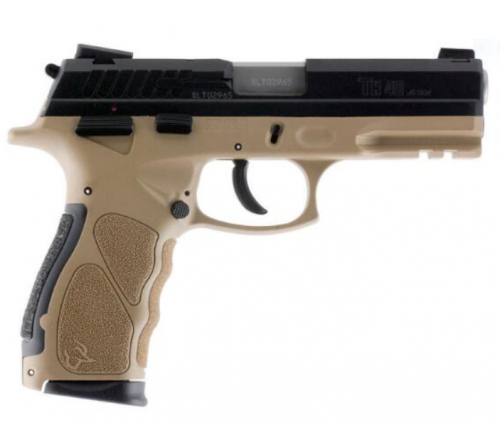 Taurus TH40 40 S&W Single/Double 4.25 15+1 Adjustable Backstrap Grip Flat Dark Earth Polymer Frame Black Matte Steel