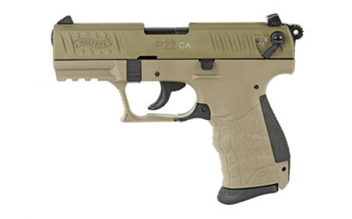Walther Arms P22 CA Limited  22 Long Rifle (LR) Double 3.42 10+1 Flat Dark Earth Polymer Frame Flat Dark Earth Slide