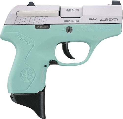 BERETTA PICO .380ACP EGGSHELL BLUE FRONT NIGHT SIGHT