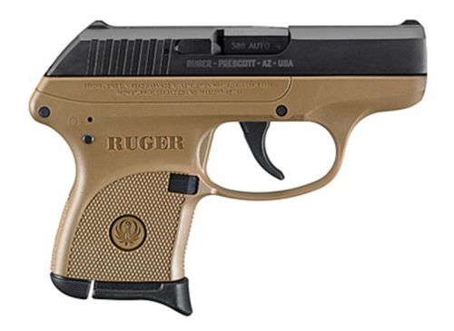 Ruger - LCP, 380 Auto, 2.75 Barrel, Fixed Sights, Blued/FDE