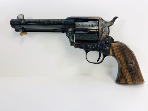 Standard Manufacturing SAA Blued/Case Colored 4.75 45 Long Colt Revolver