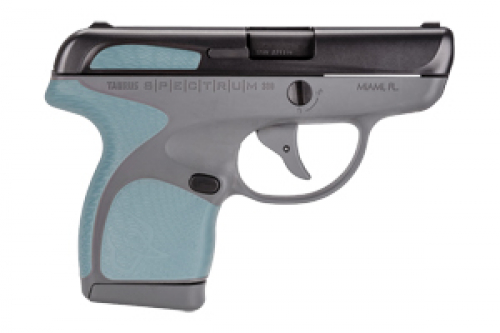 Taurus Spectrum 380 Automatic Colt Pistol (ACP) Double 2.80 6+1 & 7+1 Serenity Polymer Grip Gray Polymer Frame Stain