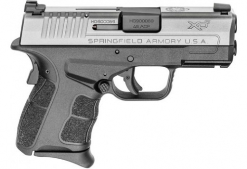 Springfield Armory XD-S Mod.2 45 ACP Double 3.30 5+1 Black Polymer Grip Stainless Steel Slide