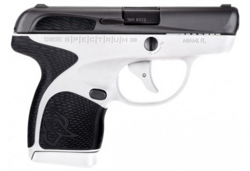 Taurus Spectrum 380 Automatic Colt Pistol (ACP) Double 2.80 6+1/7+1 White Polymer Frame Black Synthetic Grip Black C