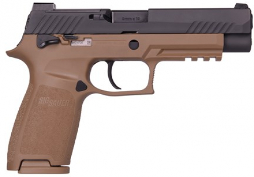 Sig Sauer P320 M17 9MM BLK/COY 17+1 SFTY