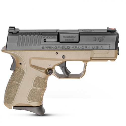 Springfield Armory XD-S Mod.2 9mm Flat Dark Earth Fiber Optic Front Sight, w/2