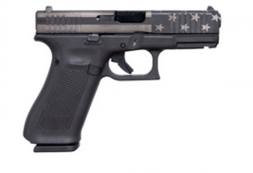 GLOCK 45 9MM Pistol 17R FS BKSLFLAG