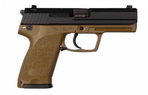 Heckler & Koch INC USP 9 9MM FS 10RD Flat Dark Earth CA