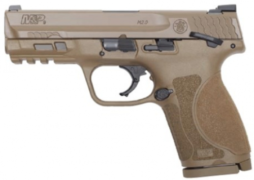 Smith & Wesson M&P 9 M2.0 Compact Flat Dark Earth Thumb Safety 9mm Pistol